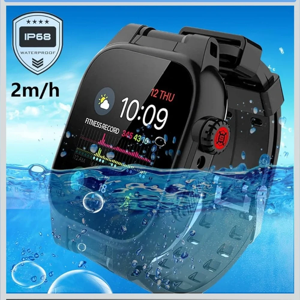 Waterproof Apple Watch Case & Band 45mm